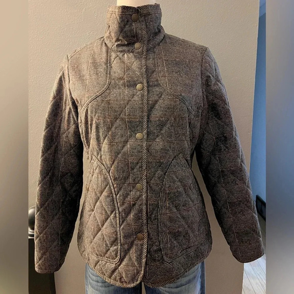 Eddie Bauer Plaid Sport Coat - Picture 1 of 8